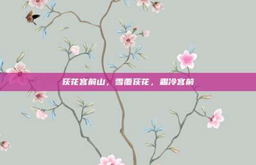 荻花宫前山,雪覆荻花,霜冷宫前
