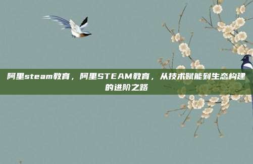 阿里steam教育,阿里STEAM教育,从技术赋能到生态构建的进阶之路
