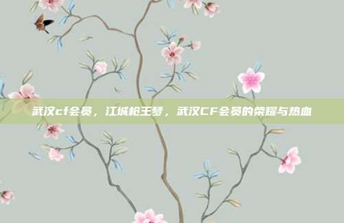 武汉cf会员,江城枪王梦,武汉CF会员的荣耀与热血
