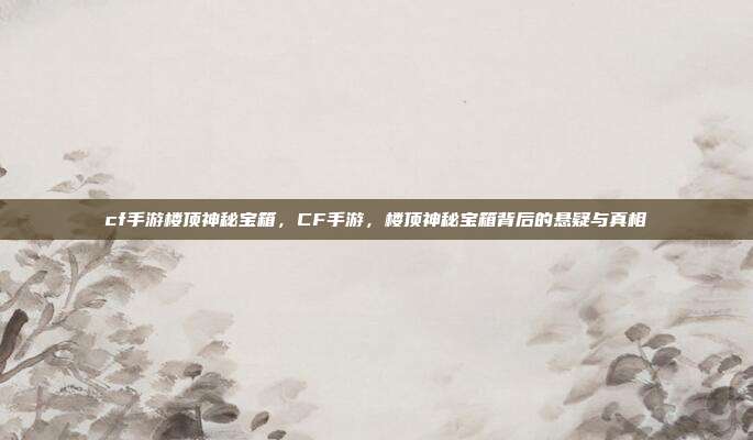 cf手游楼顶神秘宝箱,CF手游,楼顶神秘宝箱背后的悬疑与真相