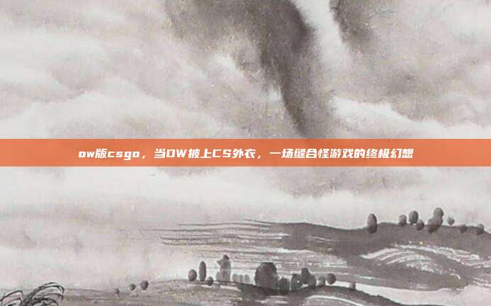 ow版csgo,当OW披上CS外衣,一场缝合怪游戏的终极幻想