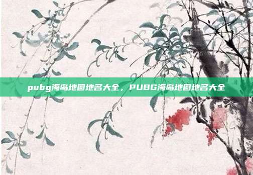 pubg海岛地图地名大全,PUBG海岛地图地名大全