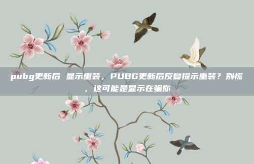 pubg更新后 显示重装,PUBG更新后反复提示重装?别慌,这可能是显示在骗你