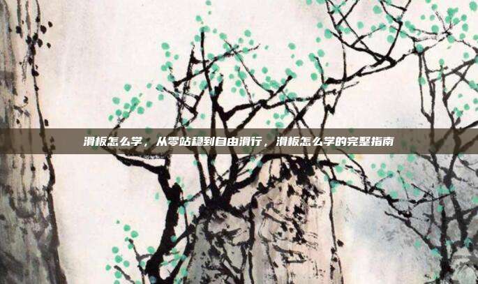 滑板怎么学,从零站稳到自由滑行,滑板怎么学的完整指南