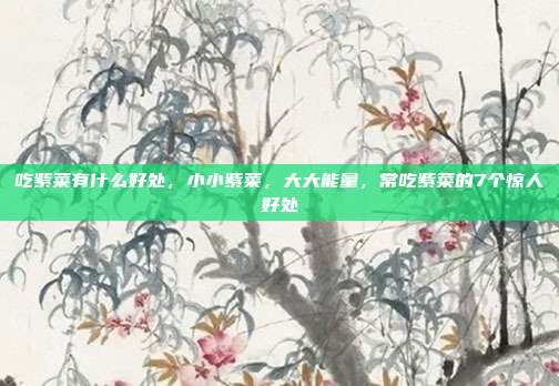 吃紫菜有什么好处,小小紫菜,大大能量,常吃紫菜的7个惊人好处