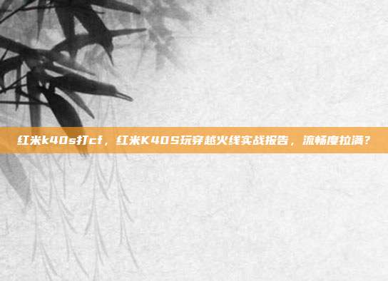 红米k40s打cf,红米K40S玩穿越火线实战报告,流畅度拉满?