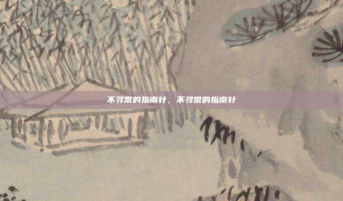 不寻常的指南针,不寻常的指南针