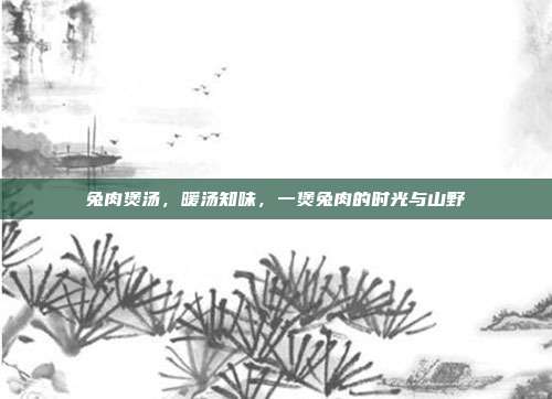 兔肉煲汤,暖汤知味,一煲兔肉的时光与山野