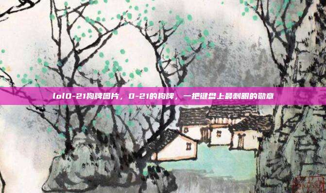 lol0-21狗牌图片,0-21的狗牌,一把键盘上最刺眼的勋章