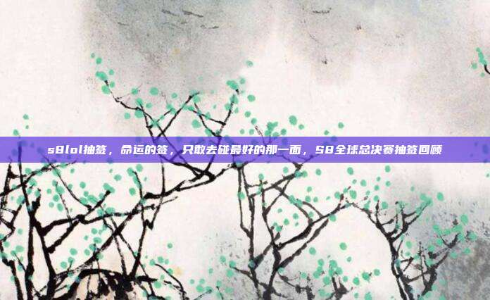 s8lol抽签,命运的签,只敢去碰最好的那一面,S8全球总决赛抽签回顾