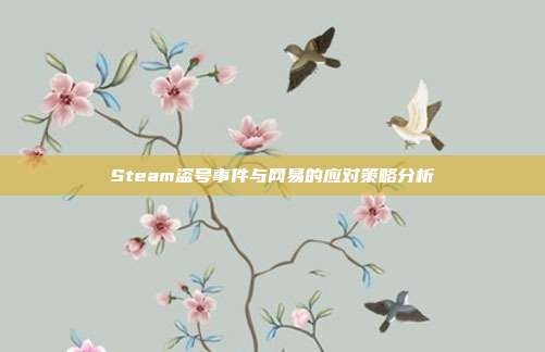 Steam盗号事件与网易的应对策略分析