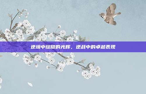 逆境中绽放的光辉,逆战中的卓越表现