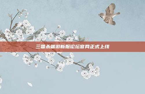 三国杀端游新服论坛官网正式上线