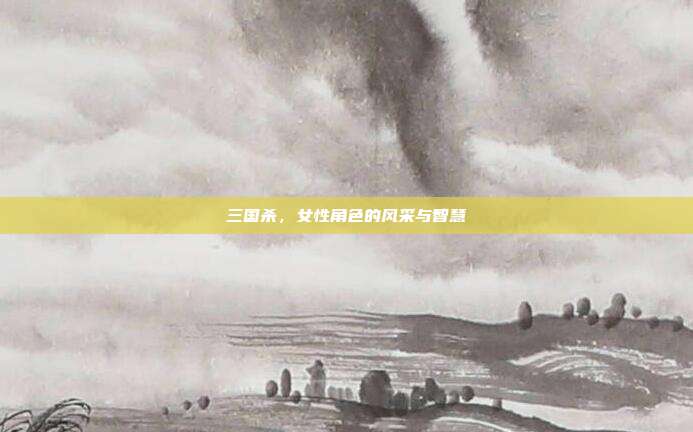 三国杀,女性角色的风采与智慧