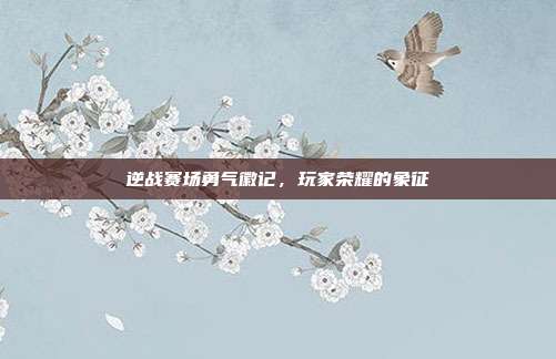 逆战赛场勇气徽记,玩家荣耀的象征