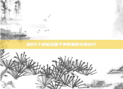 提升CF机枪后备子弹数量的实用技巧