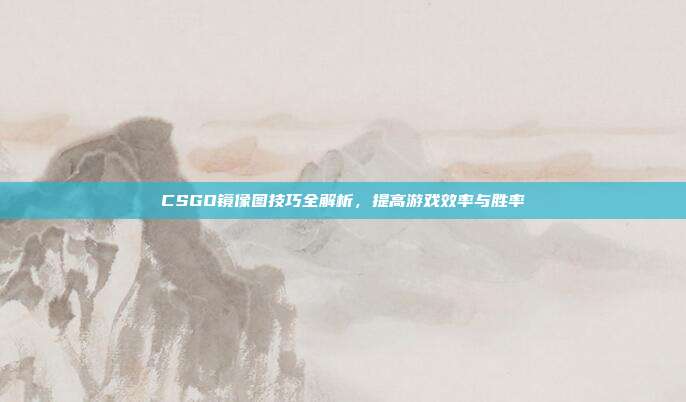 CSGO镜像图技巧全解析,提高游戏效率与胜率