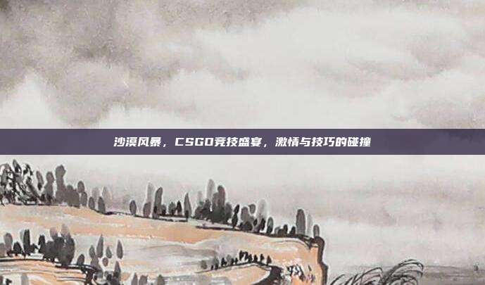 沙漠风暴,CSGO竞技盛宴,激情与技巧的碰撞