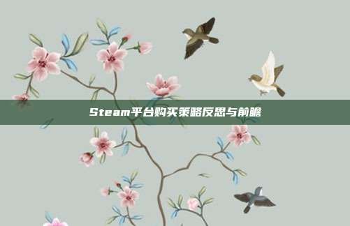 Steam平台购买策略反思与前瞻