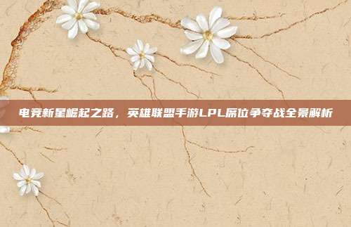 电竞新星崛起之路,英雄联盟手游LPL席位争夺战全景解析
