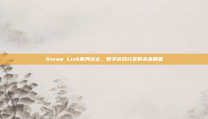 Steam Link服务终止,数字游戏分发的未来展望