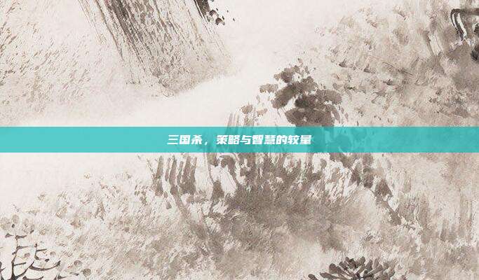 三国杀,策略与智慧的较量