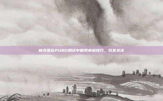 林书豪在PUBG测试中展现卓越技巧,引发关注