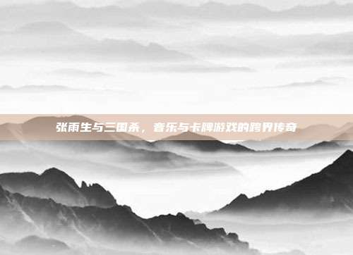 张雨生与三国杀,音乐与卡牌游戏的跨界传奇