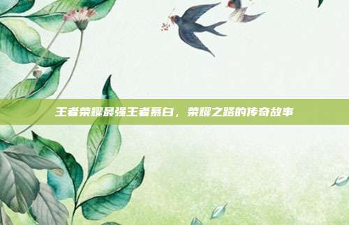 王者荣耀最强王者慕白,荣耀之路的传奇故事