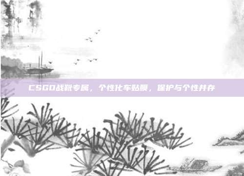 CSGO战靴专属,个性化车贴膜,保护与个性并存