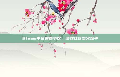 Steam平台遭遇争议,游戏社区怒火难平