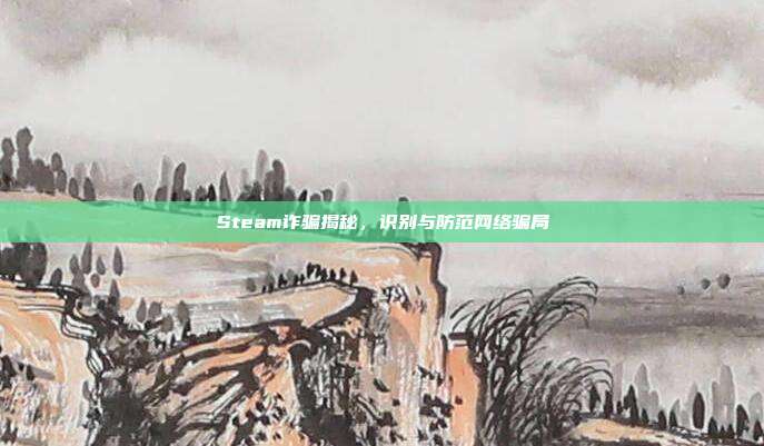 Steam诈骗揭秘,识别与防范网络骗局