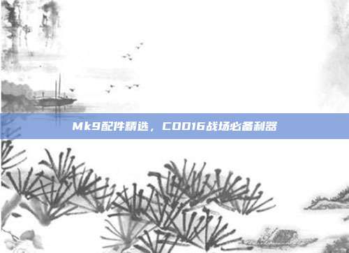 Mk9配件精选,COD16战场必备利器
