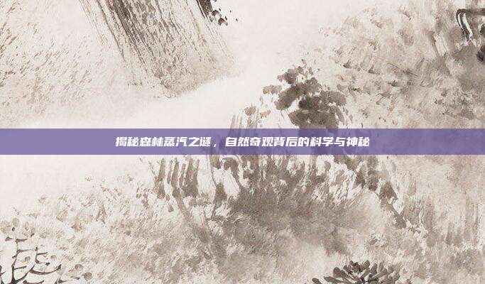 揭秘森林蒸汽之谜,自然奇观背后的科学与神秘