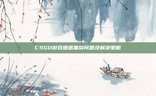 CSGO游戏遭遇黑屏问题及解决策略