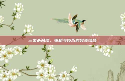 三国杀台球,策略与技巧的完美结合