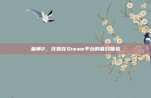 巫师2,狂猎在Steam平台的首日体验