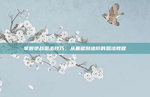 掌握逆战狙击技巧,从基础到进阶的狙法教程