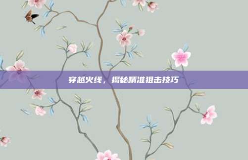 穿越火线,揭秘精准狙击技巧