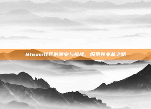 Steam社区的演变与挑战,探索其变革之路