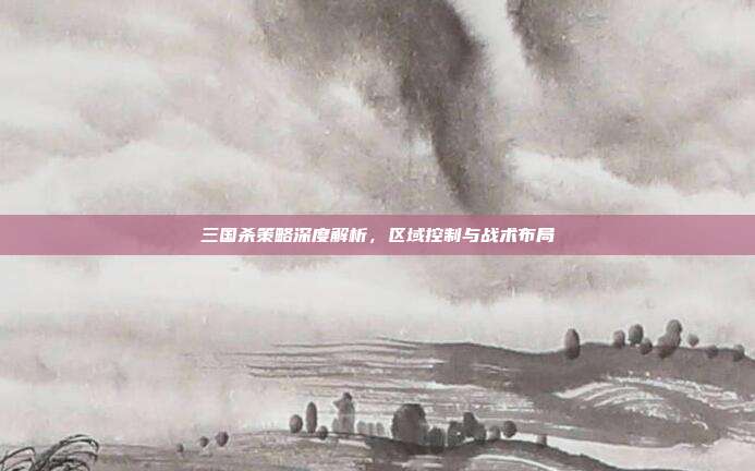 三国杀策略深度解析,区域控制与战术布局