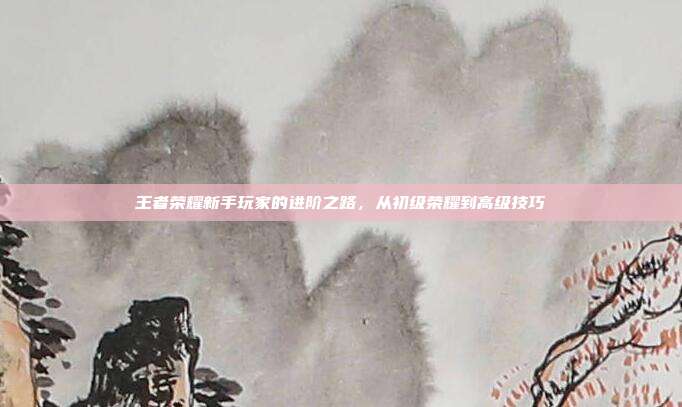 王者荣耀新手玩家的进阶之路,从初级荣耀到高级技巧