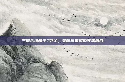 三国杀推箱子22关,策略与乐趣的完美结合