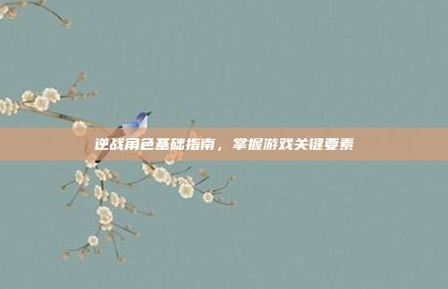 逆战角色基础指南,掌握游戏关键要素