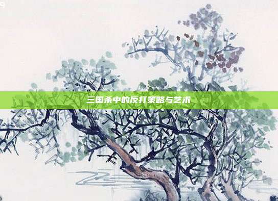 三国杀中的反打策略与艺术