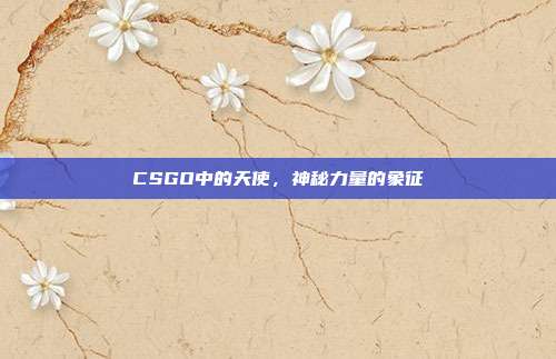CSGO中的天使,神秘力量的象征