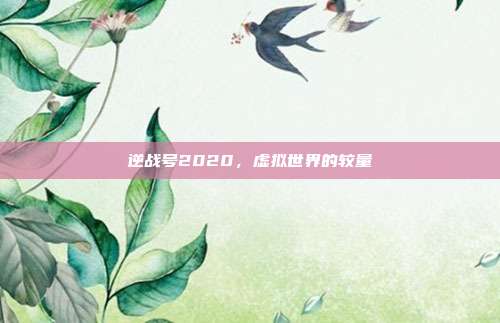 逆战号2020,虚拟世界的较量