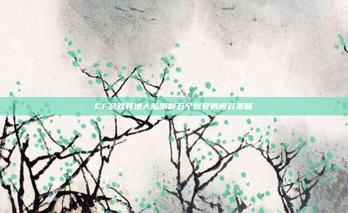 CF游戏异地人脸限制五个账号的应对策略