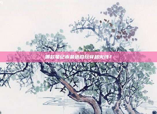 哪款笔记本最适合玩穿越火线?