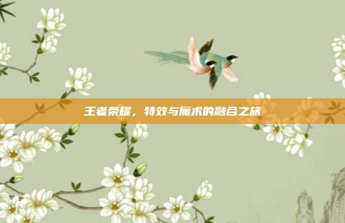王者荣耀,特效与魔术的融合之旅